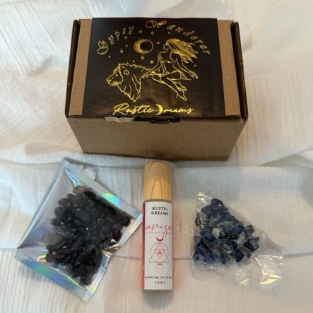 Mini Gift box - Crystals, Bracelet, Essential Oil Roller