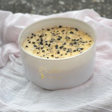 Large 4 Wick Soy Candle - Crystal Infused