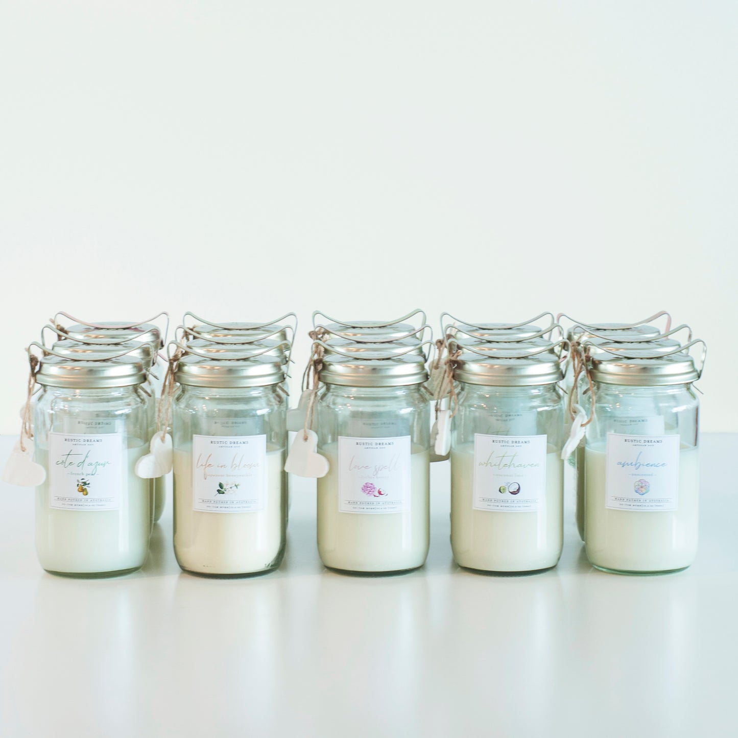 Australian Vintage Jar Collection - Scented Soy Candles