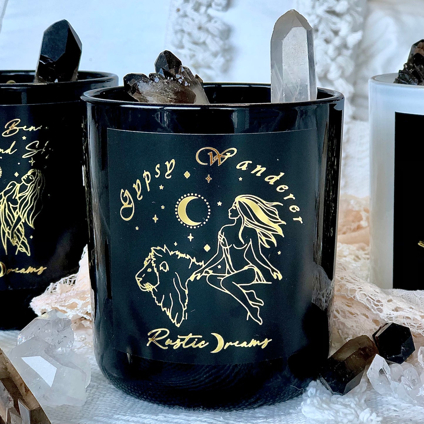 Smoky Quartz Collection ~ Extra Large Limited Edition - Scented Soy Candle