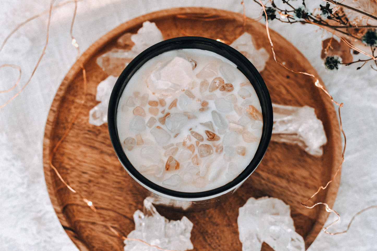 Earth Child Collection - Crystal Infused Scented Soy Candles