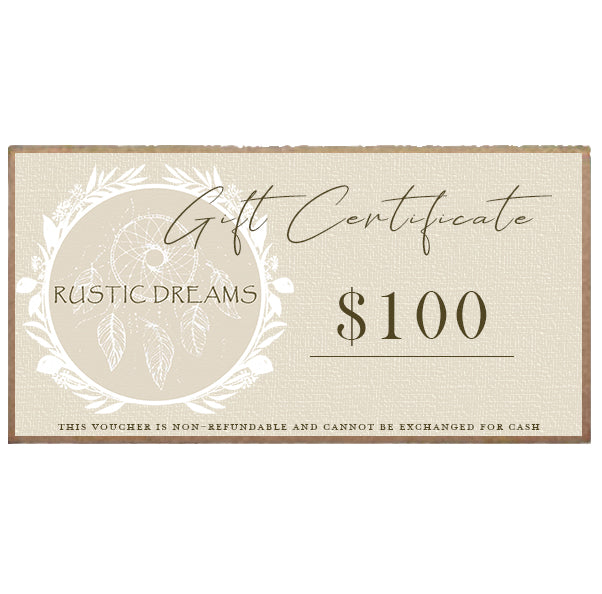 Rustic Dreams Gift Card