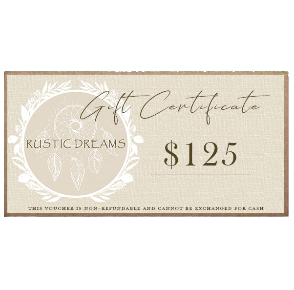 Rustic Dreams Gift Card