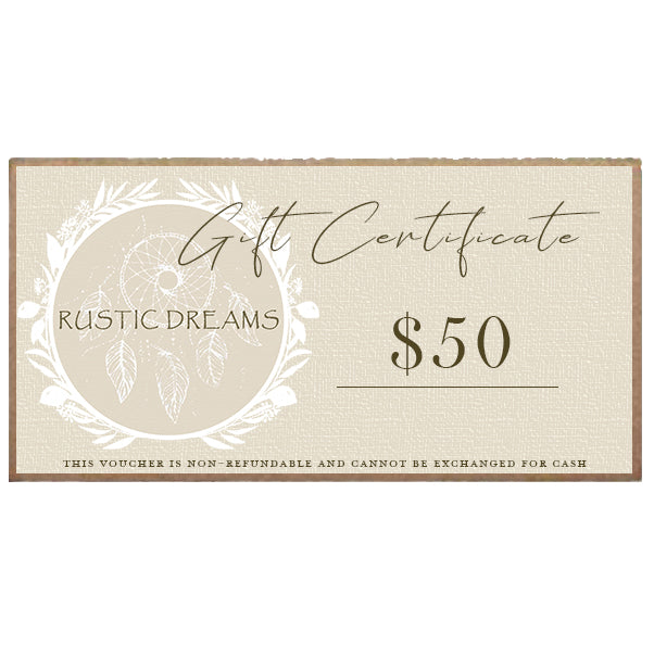 Rustic Dreams Gift Card