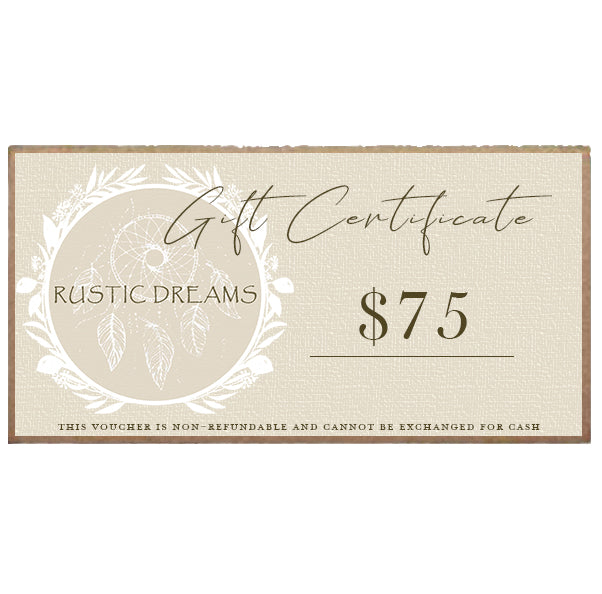 Rustic Dreams Gift Card