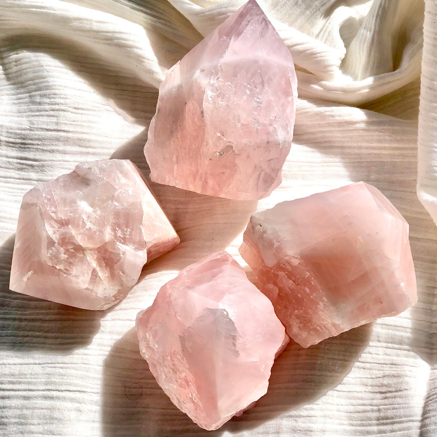 Rose Quartz Gift Box - Scented Soy Candles - Bath Salts