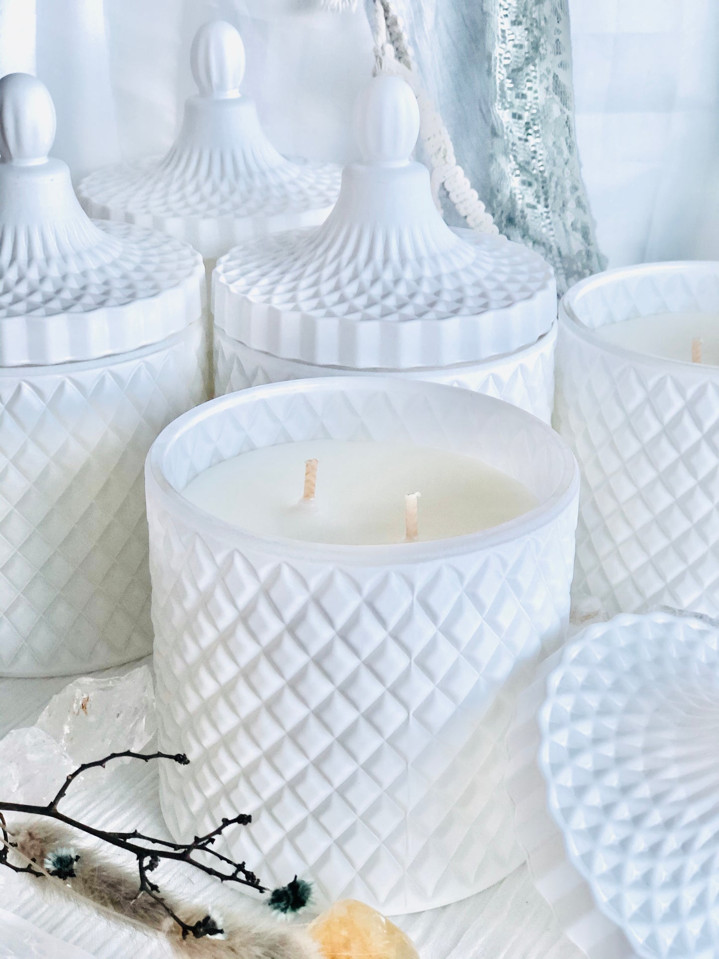 Mystique Collection - Crystal Scented Soy Candles