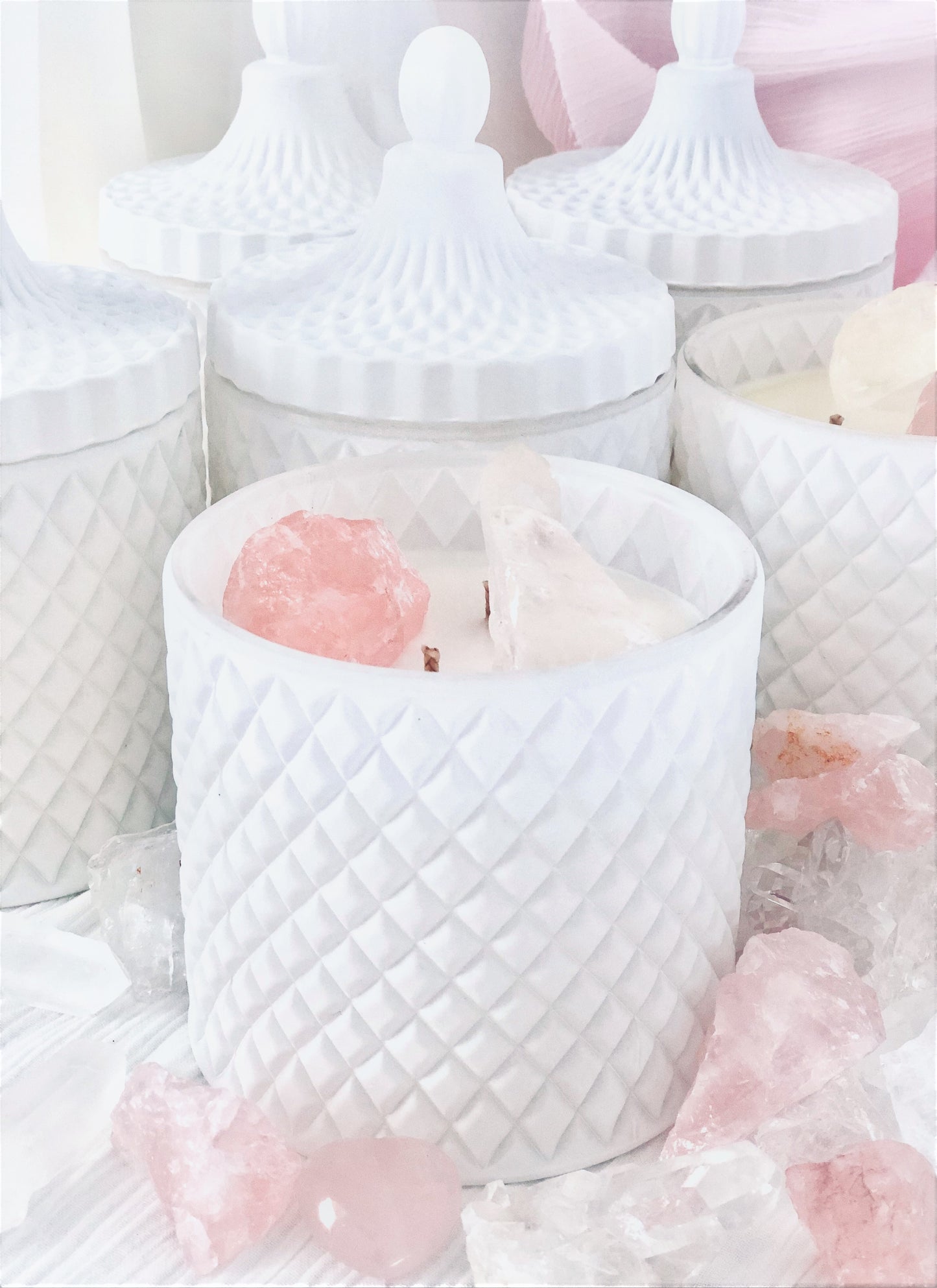 Mystique Collection - Crystal Scented Soy Candles