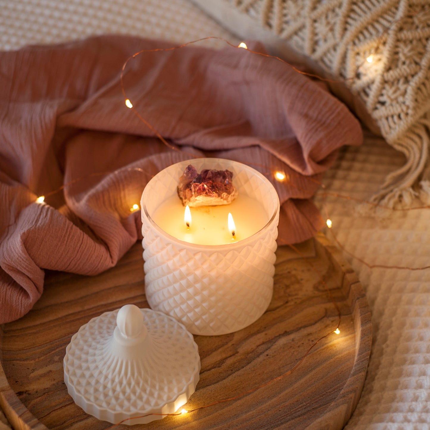 Mystique Collection - Crystal Scented Soy Candles