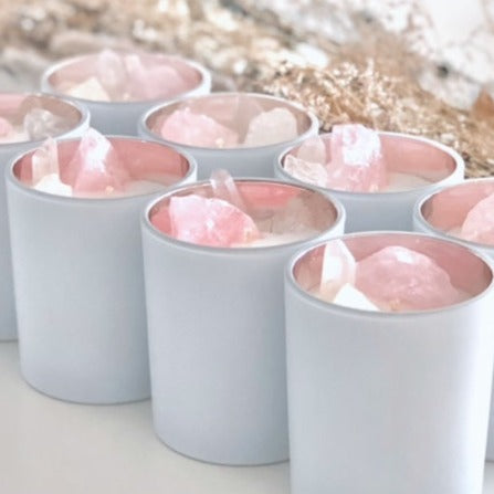 Celestial Collection - Crystal infused Scented Soy Candles