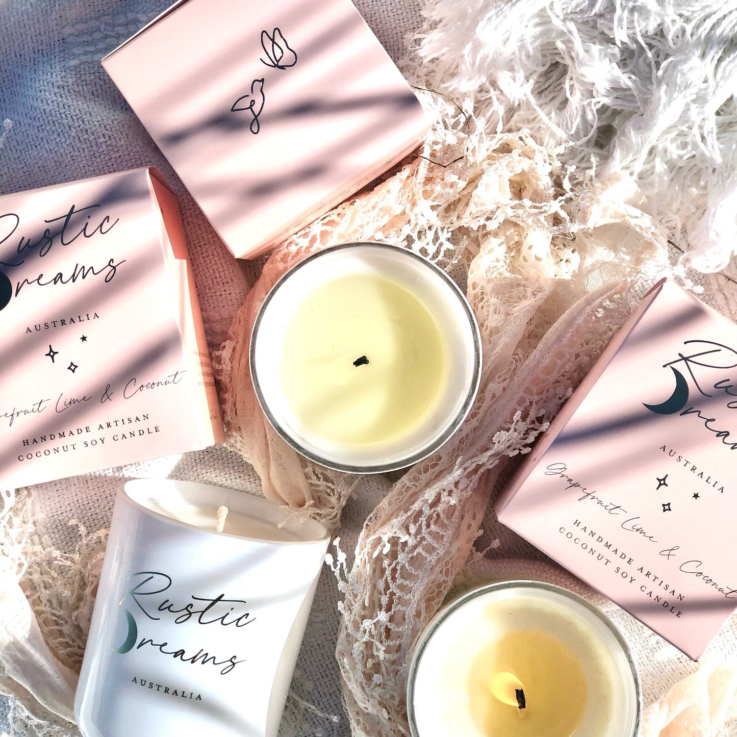 Rustic Dreams Collection - Scented Soy Candles